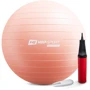 Мяч для фитнеса Hop-Sport HS-R075YB light pink 75 см: Особенности С насосом