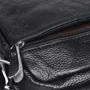Мужская сумка через плечо Keizer черная (K13657-black): Фактура Матовая, Зернистая