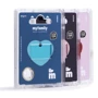 Адресник для животных My Family BASIC ALUMINUM Сердце большое, фиолетовое (8055960258406): Цвет фиолетовый