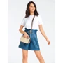 Женская сумка кросс боди Guess Brielle Mini Crossbody золотистая HWMG7581690-GDM): Застежка Молния