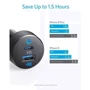 Зарядное устройство ANKER Car Charger USB+USB-C PowerDrive PD+ 20W+15W Black (A2732H11/A2732GF1): Кабель в комплекте отсутствует