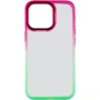 Чохол для iPhone TPU Case TPU+PC Fresh Sip Light Green/Pink for iPhone 13 Pro Max: Колір розовый