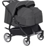 Универсальная коляска 2 в 1 для двойни Carrello Connect Serious Black (CRL-5502/1)