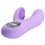 Перезаряжаемый вибратор с клиторальным стимулятором PRETTY LOVE CANROL BI-014542-2