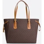 Сумка жіноча Michael Kors VOYAGER MD MF TZ TOTE темно-коричнева (30F8GV6T2B200): Застібка Блискавка