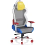 Кресло DXRacer Air PRO белое-синее-красное-желтое (AIR-R1S-WRB.G-B3-NVF): Оснащение С колесиками, С крестовиной, Поясничный валик, Поясничный валик, Подголовник, Подлокотники, Механизм