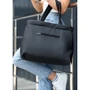 Женская сумка шоппер Sambag Shopper Tote 0RS черная (93383001): Тип ручки С двумя ручками, Короткая ручка