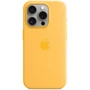 Чохол для iPhone Apple Silicone Case з MagSafe Sunshine (MWNK3) для iPhone 15 Pro