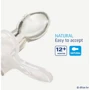 Пустушка Difrax Natural Night силіконова, що світиться у темряві, 12+ міс (GL804) фото 7