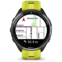Смарт-часы Garmin Forerunner 965 Carbon Grey DLC Titanium Bezel with Black Case and Amp Yellow/Black Silicone Band (010-02809-12): Фитнес-функции Пульсоксиметр, Секундомер, Пульсометр, Подсчет калорий, Шагомер, GPS-модуль