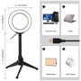 Кольцевая USB LED лампа Puluz PKT3084B 4.7" c настольным штативом (PKT3084B)