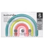 Прорезыватель Suavinex силиконовый с пузырьками STEP 1/мультиколор (401432)