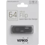 USB-флешка Verico 64GB Flip USB 2.0 Black (1UDOV-R0BK63-NN): Стандарт USB USB 2.0