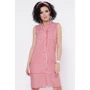 Сукня FashionUp PL-1768B-46 46 червоне повсякденне до середини стегна: Склад бавовна