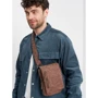 Мужская сумка планшет Rip Curl LEAZARD POUCH коричневая (00FMSB-9): Застежка Молния