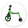 Самокат - біговел MoMi Elios 2в1 (green): Кількість коліс 3