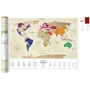 Скретч-карта світу Travel Map Gold World (Rus) фото 13