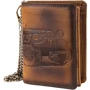 Мужское портмоне DNK Leather коричневое (DNKN4C-VIN-C-brown)