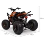 Детский электромобиль Квадроцикл Bambi HB-EATV1500Q2-7(MP3) до 120 кг: Материал колес резина