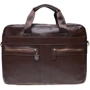 Мужская конференц-сумка Borsa Leather коричневая (K11120-brown)