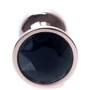 Анальная пробка с кристаллом BOSS of TOYS Boss Series - Jewellery Red Gold PLUG Black S, BS6400111