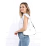Женская сумка багет GUESS NOELLE TOP ZIP SHOULDER BAG белая (HWZG7879180-WHI): Тип ручки Со съемной ручкой, Длинная ручка