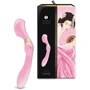 Вибромассажер Shunga Zoa Light Pink, двусторонний