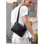 Мужская сумка через плечо Sambag Makros черная (70103101)