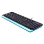 Клавиатура A4Tech FKS10 (Blue): Интерфейс подключения USB