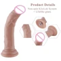 Реалистичный фаллоимитатор для секс-машин Hismith 7.5″ Flexible Silicone Dildo