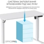 Стол с электрорегулировкой высоты Officepro White (ODE1260W) фото 10