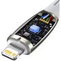 Кабель Baseus Cable USB-C to Lightning Glimmer Series Fast Charging Data 1m White (CADH000002) фото 4