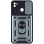 Чехол для телефонов Mobile Case Camshield Serge Ring Green for Xiaomi Redmi A1+ / Poco C50: Материал TPU (термополиуретан) и поликарбонат