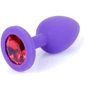 Анальная пробка Boss Series - Jewellery Purple Silicon PLUG Medium Red (BS6400086)