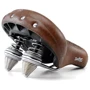 Седло Selle Royal Premium DRIFTER PLUS, Royalgel, обивка Kennenback, 270х245мм, 1260г, хромированные рейлы и пружины, unisex, коричневое: Материал рейки Сталь