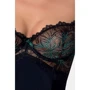 Эротический пеньюар Passion FLORIS CHEMISE black L/XL