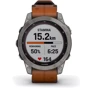 Смарт-часы Garmin Fenix 7 Sapphire Solar Titanium with Chestnut Leather Band (010-02540-31): Сенсорный экран есть