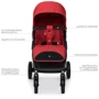 Прогулочная коляска El Camino Dynamic ME 1053-2 (crimson): Возможность установки люльки нет