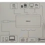 Адаптер iWALK Adapter USB-C to USB-C + 3xUSB + HDMI + RJ45 + VGA + SD Gray (ADH007) фото 4