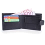 Чоловіче портмоне ST Leather Accessories чорне (NST103-black): Формат гаманця вертикальний