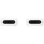 Кабель Samsung Cable USB-C to USB-C PD 60W 1m White (EP-DA705BWRGRU) NO BOX: Длина 1 м
