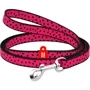 Поводок WAUDOG Nylon, рисунок "Арбуз" 10 мм 122 см красный (5239)