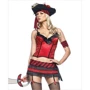 Костюм пиратки Leg Avenue - Scurvy Pirate Costume, XS