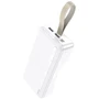 Внешний аккумулятор Hoco Power Bank 30000mAh J91B White: Особенности Компактный размер, Индикатор заряда