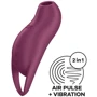 Вакуумный клиторальный стимулятор с вибрацией Satisfyer Pocket Pro 1 Purple