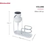 Диспенсер для миючих рідин з підставкою для губки KitchenAid Sinkware 350 мл білий (KEG887OSWH)