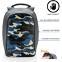 XD Design Bobby Anti-Theft Backpack Camouflage Blue (P705.655) for MacBook 13-14" фото 12