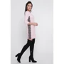 Платье FashionUp PL-1756B 42 пудровое повседневное до середины бедра: Состав Вискоза, Полиэстер, Эластан
