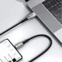 Кабель Baseus USB Cable to USB-C Water Drop-Shaped Lamp PD 66W 1m Black (CATSD-M01) фото 3