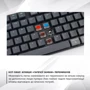 Клавиатура Keychron K3 84 keys, Low Profile Hot-Swap Optical White LED, Red (K3D1_KEYCHRON): Тип клавиатуры компактная